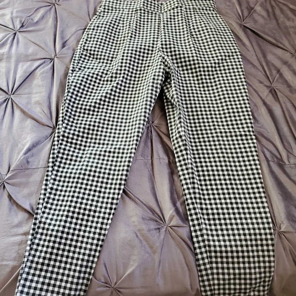 Checkered Women's Trousers - Picture 2 of 4